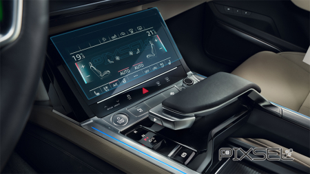 E-TRON - Sticlă hibridă de protecție Pixsel controlul climatizării AUDI E-TRON - 10.2“ 2018 - 2022