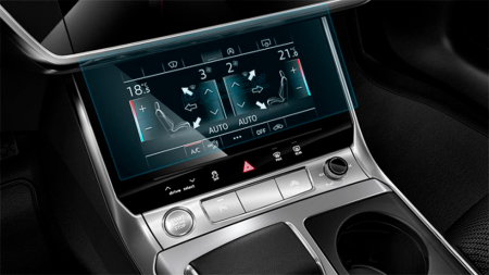 2019 - 2024 - Sticlă hibridă de protecție Pixsel controlul climatizării AUDI Q7 / SQ7 / RSQ7 - 10.2“ 2019 - 2024