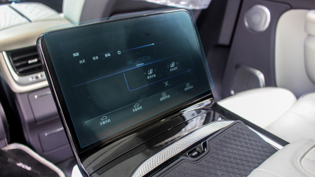 HONGQI - Sticlă hibridă de protecție Pixsel controlul climatizării din spate HONGQI E-HS9 - 10.8“ 2020