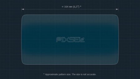 LINK & CO - Sticlă hibridă de protecție Pixsel controlul climatizării din spate LINK & CO 900 - 7.3“ 2025