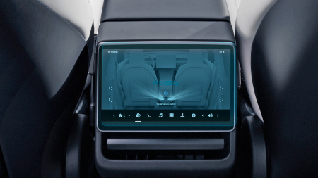 TESLA - Sticlă hibridă de protecție Pixsel controlul climatizării din spate TESLA MODEL Y - 8.7“ 2025