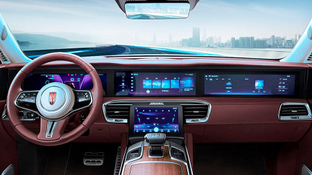 HONGQI - Sticlă hibridă de protecție Pixsel controlul climatizării HONGQI E-HS9 - 10.8“ 2020