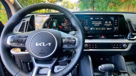 SPORTAGE - Sticlă hibridă de protecție Pixsel controlul climatizării KIA SPORTAGE - 4.7“ 2022 - 2024