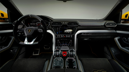LAMBORGHINI - Sticlă hibridă de protecție Pixsel controlul climatizării LAMBORGHINI URUS - 10.2“ 2018 - 2023