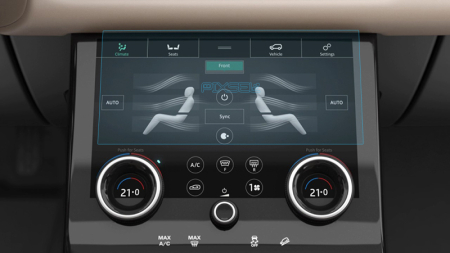 LAND ROVER - Sticlă hibridă de protecție Pixsel controlul climatizării LAND ROVER RANGE ROVER VELAR - 10.6“ 2017 - 2019