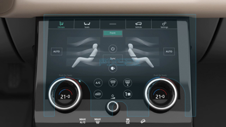 LAND ROVER - Sticlă hibridă de protecție Pixsel controlul climatizării LAND ROVER RANGE ROVER VELAR - 11.8“ 2017 - 2019