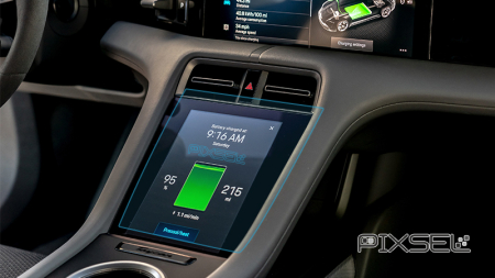 TAYCAN - Sticlă hibridă de protecție Pixsel controlul climatizării PORSCHE TAYCAN - 10.5“ 2020