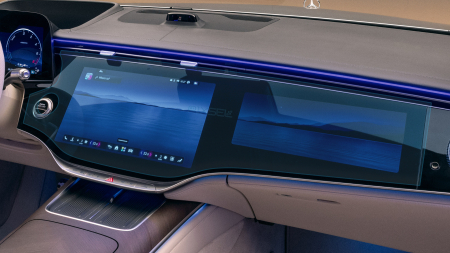 MERCEDES BENZ - Sticlă hibridă de protecție Pixsel for MBUX Superscreen MERCEDES BENZ S-CLASS - 33.8" 2026