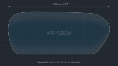 ACURA - Sticlă hibridă de protecție Pixsel monitor ACURA TLX - 11“ 2017 - 2020