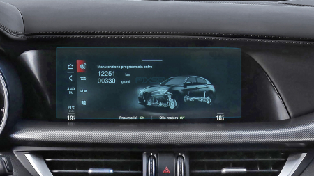 ALFA ROMEO - Sticlă hibridă de protecție Pixsel monitor ALFA ROMEO STELVIO - 10" 2017