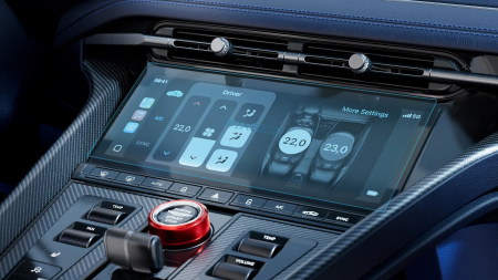 ASTON MARTIN - Sticlă hibridă de protecție Pixsel monitor ASTON MARTIN DB12 S - 12.2" 2026