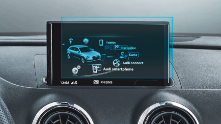 AUDI - Sticlă hibridă de protecție Pixsel monitor AUDI A3 / S3 / RS3 - 7.8“ 2016 - 2019