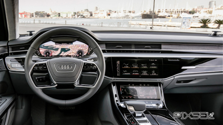 A8 / S8 - Sticlă hibridă de protecție Pixsel monitor AUDI A8 / S8 - 12.1“ 2018 - 2023