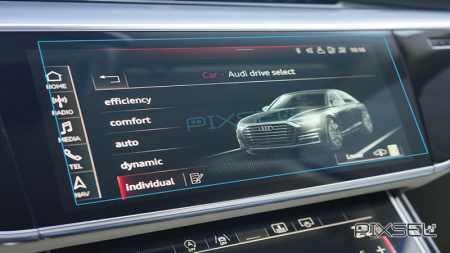 AUDI - Sticlă hibridă de protecție Pixsel monitor AUDI A8 / S8 - 12.1“ 2023