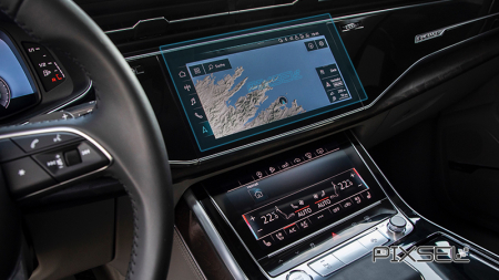 2019 - 2024 - Sticlă hibridă de protecție Pixsel monitor AUDI Q7 / SQ7 / RSQ7 - 11.3“ 2019 - 2024