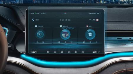 BYD - Sticlă hibridă de protecție Pixsel monitor BYD SONG PLUS - 13.7“ 2022