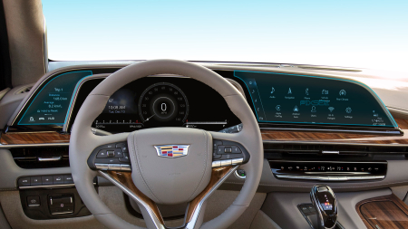 ESCALADE - Sticlă hibridă de protecție Pixsel monitor CADILLAC ESCALADE - 26.3“ 2020 - 2024