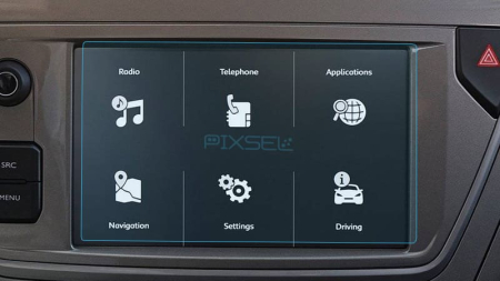 CITROEN - Sticlă hibridă de protecție Pixsel monitor CITROEN C-Elysee - 7“ 2017