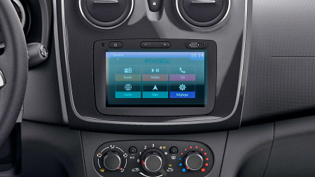 DACIA - Sticlă hibridă de protecție Pixsel monitor DACIA LOGAN MCV - 6.9“ 2013 - 2020