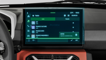 DACIA - Sticlă hibridă de protecție Pixsel monitor DACIA SPRING - 11.3" 2024