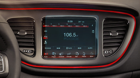 DODGE - Sticlă hibridă de protecție Pixsel monitor DODGE DART - 8.2“ 2013 - 2016