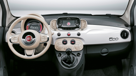 FIAT - Sticlă hibridă de protecție Pixsel monitor FIAT 500 - 5“ 2017 - (312)