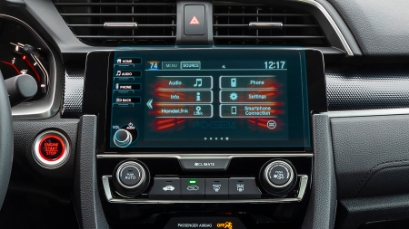 CIVIC - Sticlă hibridă de protecție Pixsel monitor HONDA CIVIC - 9.4“ 2015 - 2020