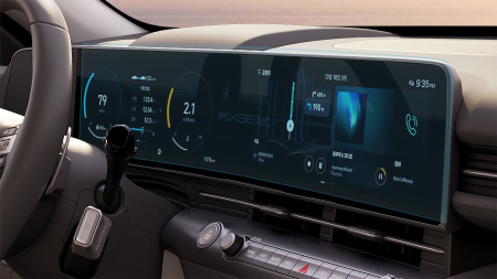 2023 - - Sticlă hibridă de protecție Pixsel monitor HYUNDAI KONA ELECTRIC - 27.2“ 2023