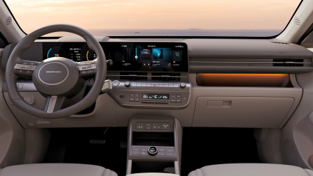 2023 - - Sticlă hibridă de protecție Pixsel monitor HYUNDAI KONA ELECTRIC - 27.2“ 2023