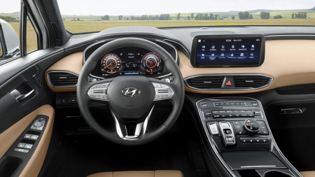 SANTA FE - Sticlă hibridă de protecție Pixsel monitor HYUNDAI SANTA FE - 10.9“ 2020 - 2022