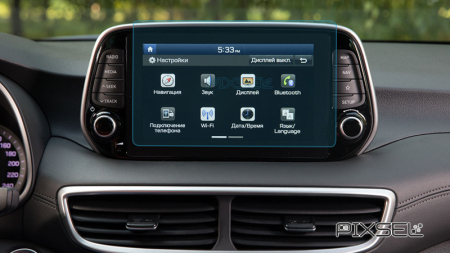 SANTA FE - Sticlă hibridă de protecție Pixsel monitor HYUNDAI SANTA FE - 9.5“ 2018 - 2019