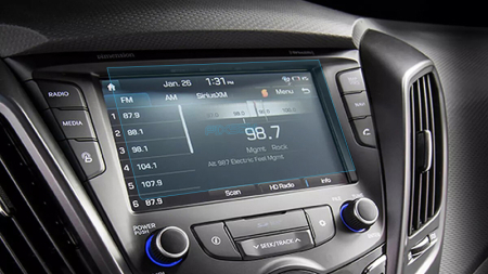 VELOSTER - Sticlă hibridă de protecție Pixsel monitor HYUNDAI VELOSTER - 6.9“ 2011 - 2018