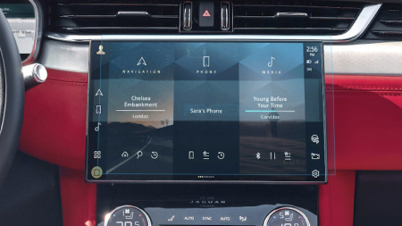 JAGUAR - Sticlă hibridă de protecție Pixsel monitor JAGUAR F-PACE - 12“ 2021
