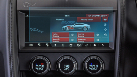 JAGUAR - Sticlă hibridă de protecție Pixsel monitor JAGUAR F-TYPE - 9.8“ 2020 - 2024