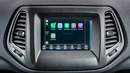 JEEP - Sticlă hibridă de protecție Pixsel monitor JEEP COMPASS - 7“ 2017 - 2021