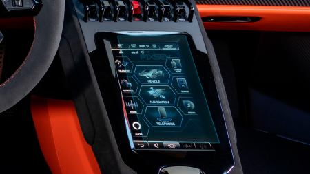 LAMBORGHINI - Sticlă hibridă de protecție Pixsel monitor LAMBORGHINI HURACAN - 8.2“ 2022