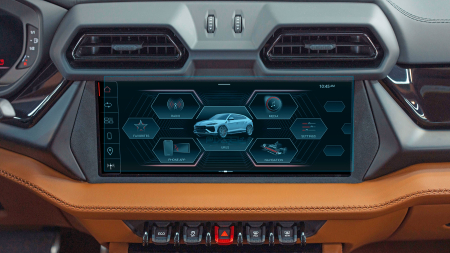 LAMBORGHINI - Sticlă hibridă de protecție Pixsel monitor LAMBORGHINI URUS - 12.5“ 2024
