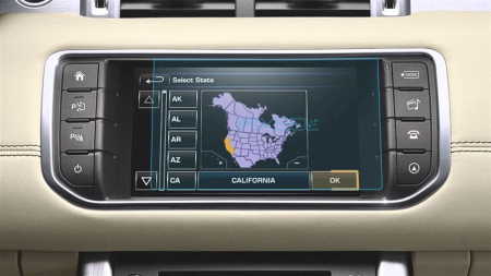 LAND ROVER - Sticlă hibridă de protecție Pixsel monitor LAND ROVER RANGE ROVER EVOQUE - 7.6“ 2011 - 2015