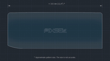 ES - Sticlă hibridă de protecție Pixsel monitor LEXUS ES - 13.3“ 2019 - 2021