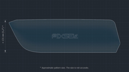 ES - Sticlă hibridă de protecție Pixsel monitor LEXUS ES - 17.9“ 2019 - 2021
