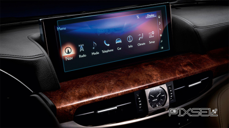 LEXUS - Sticlă hibridă de protecție Pixsel monitor LEXUS LX - 14.3“ 2016 - 2021