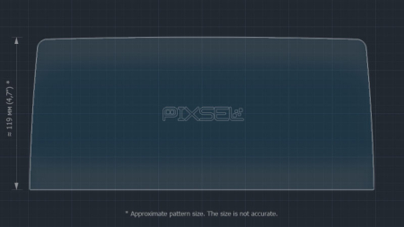 NX - Sticlă hibridă de protecție Pixsel monitor LEXUS NX - 11.5“ 2018 - 2021