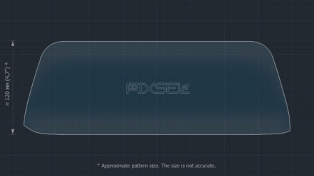 RX - Sticlă hibridă de protecție Pixsel monitor LEXUS RX - 14.3“ 2020 - 2022