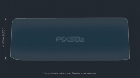 RX - Sticlă hibridă de protecție Pixsel monitor LEXUS RX - 14.4“ 2020 - 2022