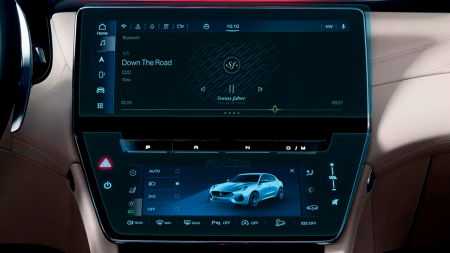 MASERATI - Sticlă hibridă de protecție Pixsel monitor MASERATI GRECALE - 16.5“ 2023