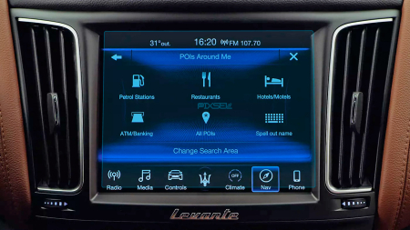 MASERATI - Sticlă hibridă de protecție Pixsel monitor MASERATI LEVANTE - 8.2“ 2016 - 2020