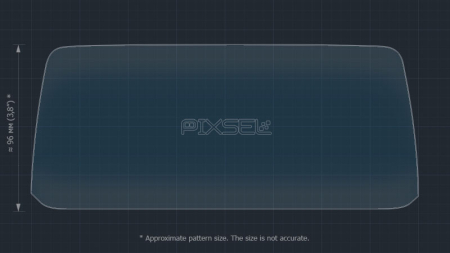 MAZDA - Sticlă hibridă de protecție Pixsel monitor MAZDA CX-5 - 9.7“ 2018 - 2019