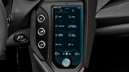 MCLAREN - Sticlă hibridă de protecție Pixsel monitor MCLAREN 750S - 9.4“ 2023