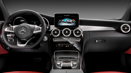 MERCEDES BENZ - Sticlă hibridă de protecție Pixsel monitor MERCEDES BENZ C-CLASS - 11“ 2015 - 2017