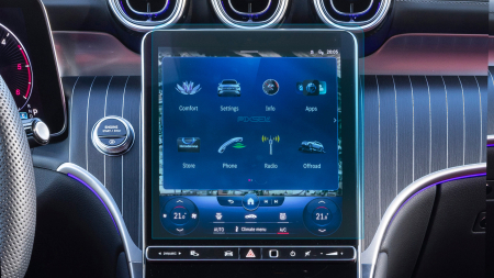 MERCEDES BENZ - Sticlă hibridă de protecție Pixsel monitor MERCEDES BENZ CLE-CLASS - 13.5“ 2023